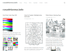 Tablet Screenshot of casadelarosa.info